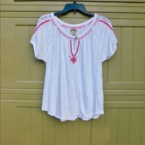 Lucky Brand Women’s Cotton Top Size Medium